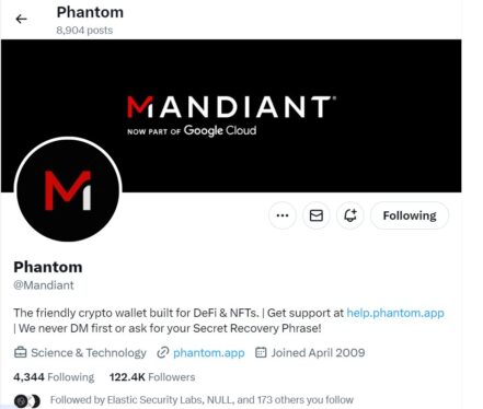 Mandiant, the security firm Google bought for $5.4 billion, gets its X account hacked