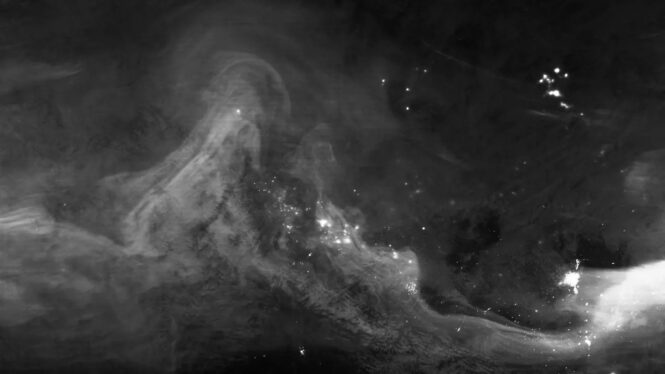 NASA satellite sees an aurora in infrared light (image)