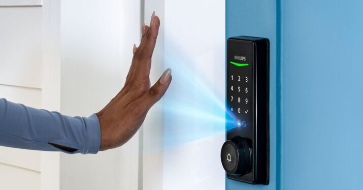 Philips’ smart deadbolt will unlock a door by looking at your palm