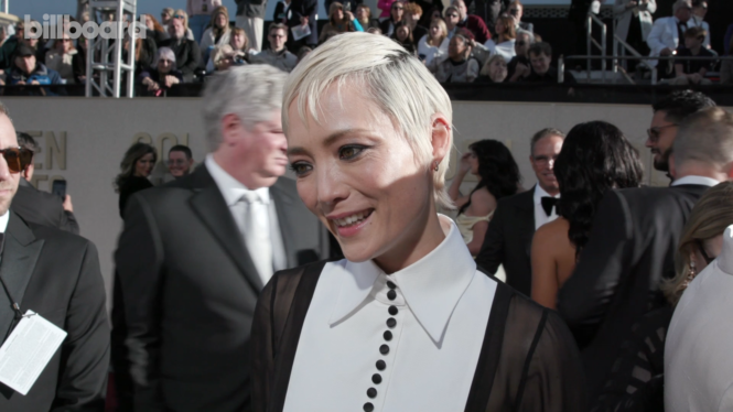 Pom Klementieff on The Success of The ‘Guardians of the Galaxy’ Trilogy, Working With James Gunn & More | 2024 Golden Globes