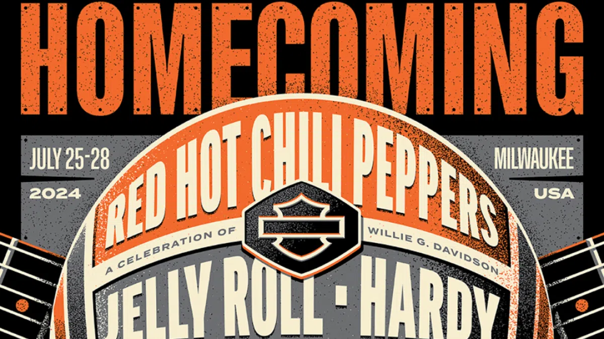 Red Hot Chili Peppers, Jelly Roll & Hardy to Headline 2024 Harley-Davidson Homecoming Festival