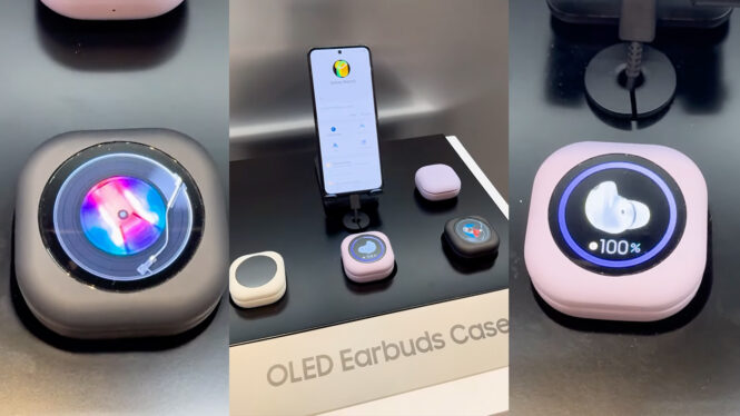 Samsung shows off a Galaxy Buds case with an OLED screen – has no plans to release it