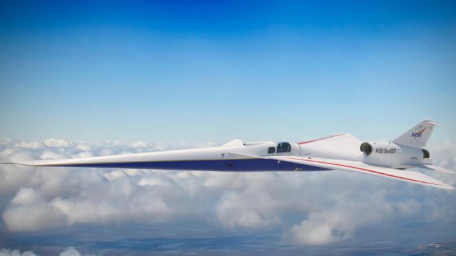 Here’s Your First Look at the Freshly Painted X-59, NASA’s Quiet Supersonic Plane