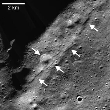 The moon is shrinking, causing moonquakes at the lunar south pole
