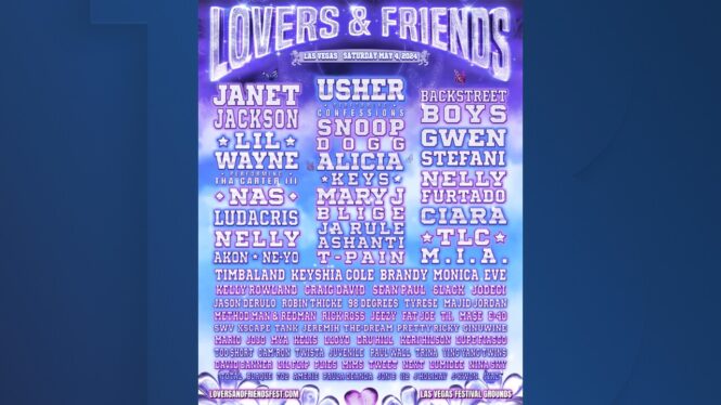 Usher, Janet Jackson & Backstreet Boys Set to Headline Lovers & Friends Festival 2024