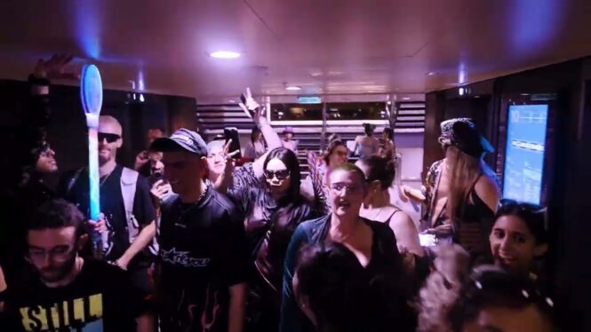 Watch Rico Nasty & Boys Noize Lead a Rowdy Party Train Through a Cruise Ship’s Corridors