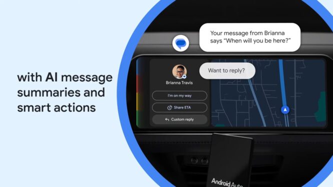 Android Auto is getting new AI-powered features, including suggested replies and actions