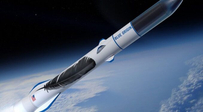 Blue Origin’s heavy-lift New Glenn rocket raised on launchpad for first time