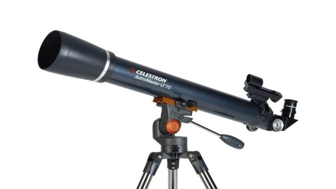 Celestron AstroMaster LT 70AZ beginner telescope is now under $60