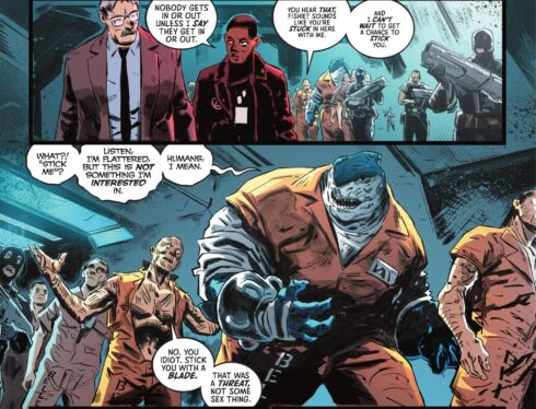 Constantshark Fans Rejoice – DC Strongly Implies King Shark Is Queer in Arkhamverse/Kill the Justice League Canon