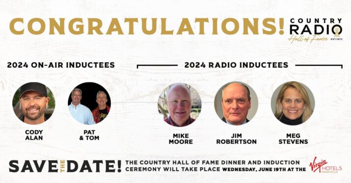 Country Radio Hall of Fame Reveals 2024 Inductees