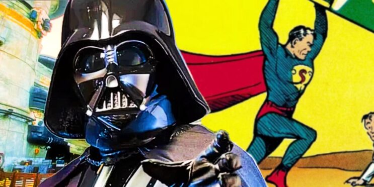 Darth Vader Puts a Dark Twist on Superman’s Most Iconic Comic Cover in Inspired Fanart