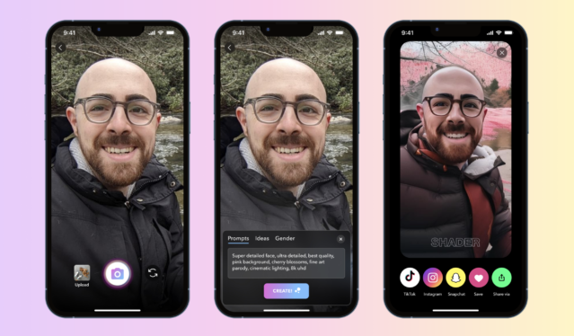 Former Snap design lead debuts Shader, an AR creation tool that uses AI to generate custom effects
