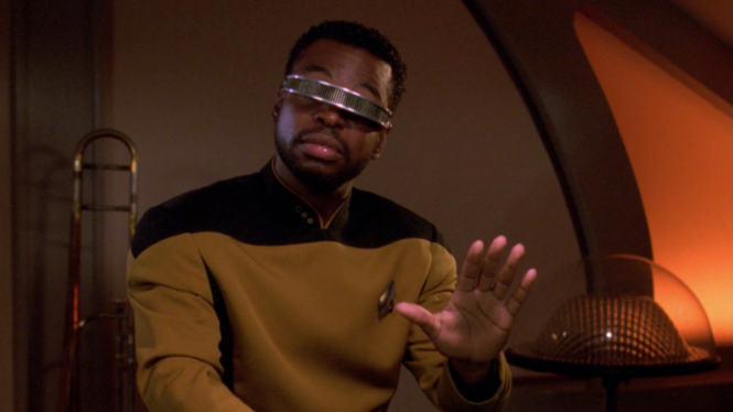 Geordi’s VISOR Made Star Trek: TNG’s LeVar Burton &quot;A Better Actor&quot;