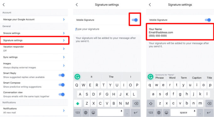 How to add a signature in Gmail on desktop and mobile