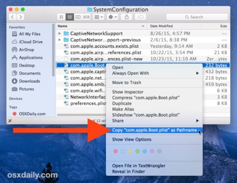 How to find and copy a file path on Mac