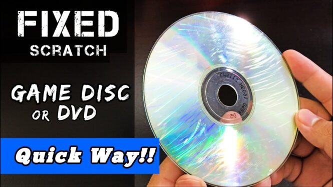 How to fix a scratched disc — DVDs, CDs, video games saved