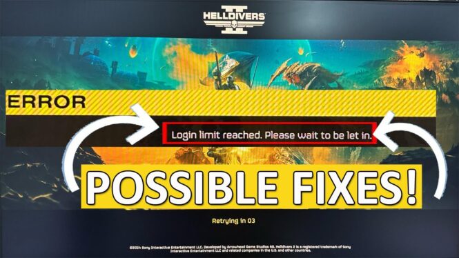 How to fix ‘login limit reached’ error in Helldivers 2