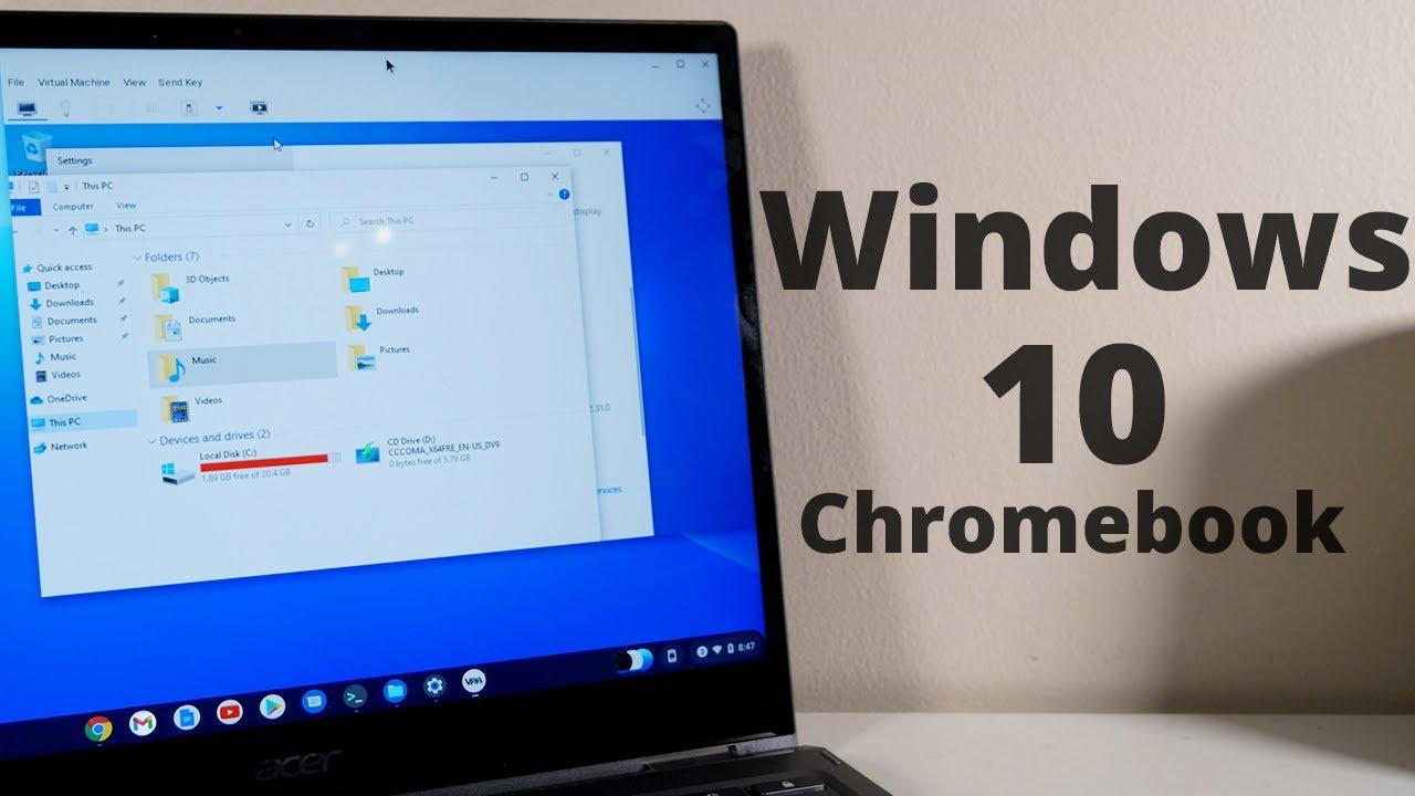 How to install Windows on a Chromebook