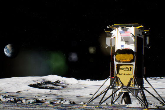 Intuitive Machines’ moon lander sent home its first images and they’re breathtaking