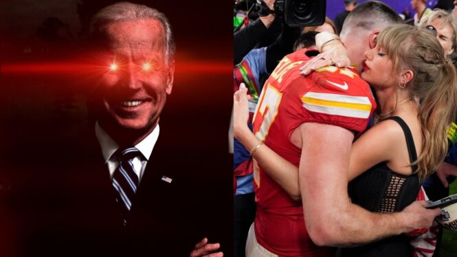 Joe Biden Trolls Conspiracy Theorists Who Think He Rigged the Super Bowl