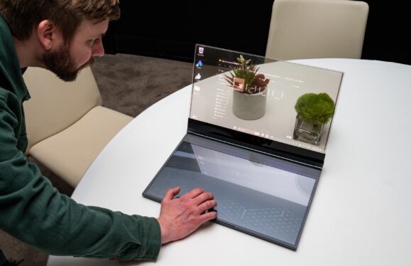 Lenovo’s Project Crystal Is a Concept Laptop With a Transparent Display