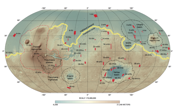 Mars experienced a precursor to plate tectonics