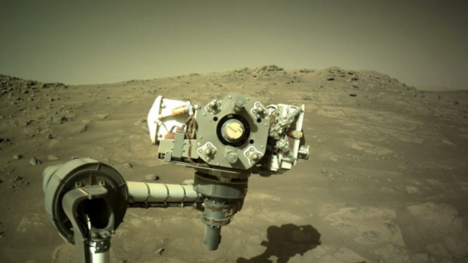 Perseverance Rover Spots NASA’s Busted Helicopter at Its Final Resting Place