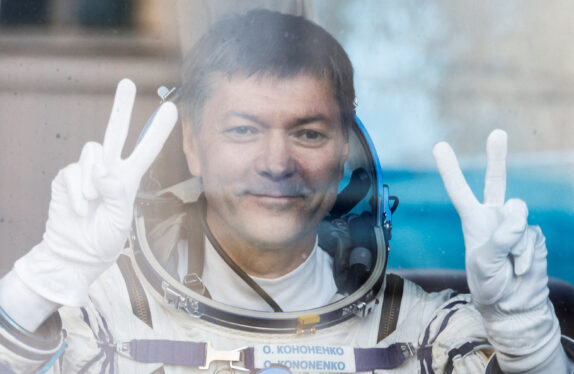 Russian cosmonaut breaks record for time spent in space