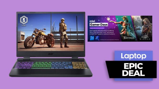 Save $250 on this Acer gaming laptop with an RTX 3050 Ti