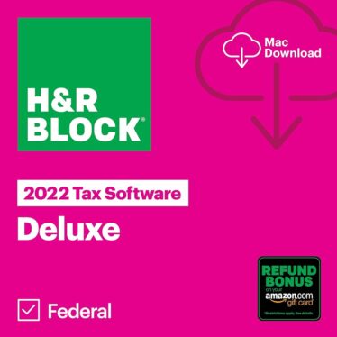 Save 54% on H&R Block Deluxe for PC and Mac