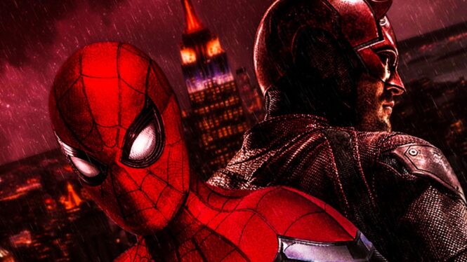 Tom Holland’s Spider-Man Teams Up With Daredevil & Sony Marvel Heroes Against Kingpin In MCU Art