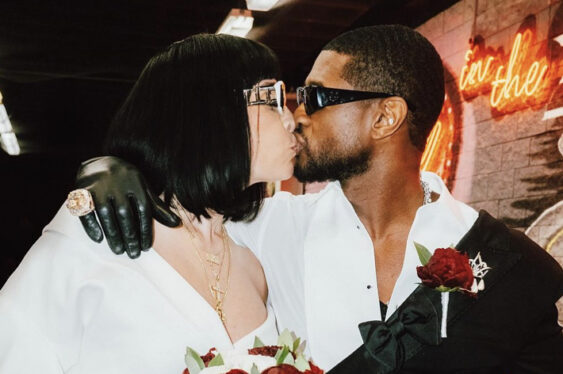 Usher Shares Photos From Las Vegas Wedding: ‘One of Them Ones’