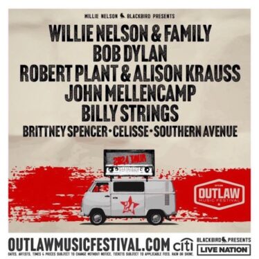 Willie Nelson, Bob Dylan, John Mellencamp, Robert Plant, Alison Krauss Lead 2024 Outlaw Music Festival Tour