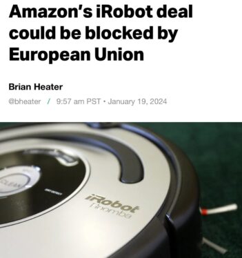 Amazon’s iRobot deal could be blocked by European Union