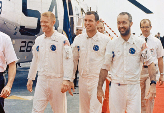 Apollo 9 Crew Comes Home