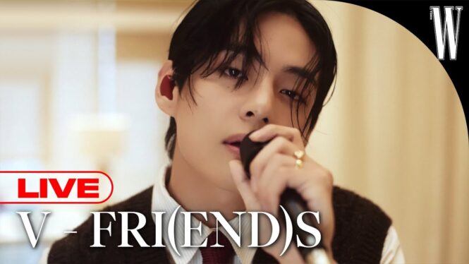 BTS’ V Croons New Single ‘FRI(END)S’ in Luxury Live Performance Video