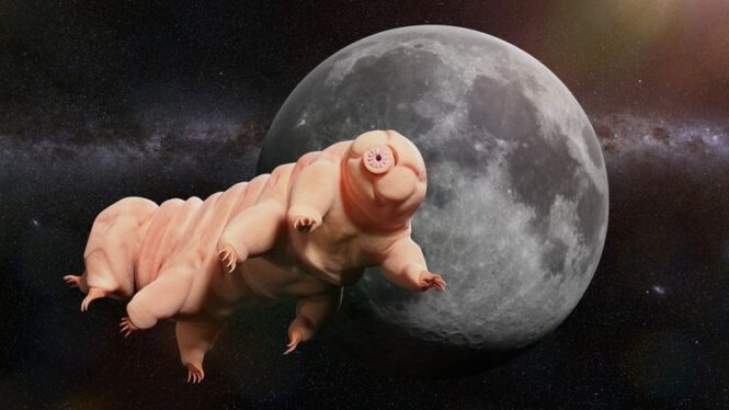 Could tardigrades have colonized the moon?