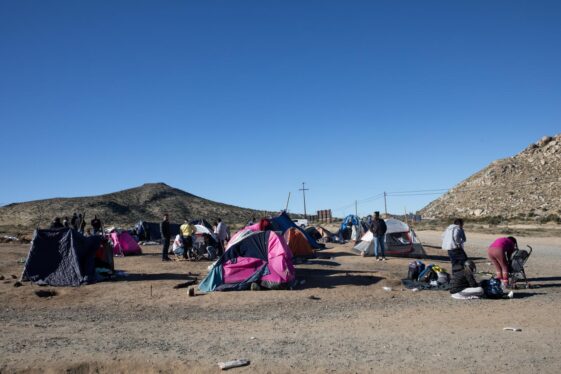 Health Concerns Mount for Migrant Children at Outdoor Waiting Sites
