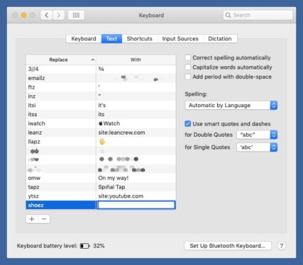 How to add and use text replacements on Mac