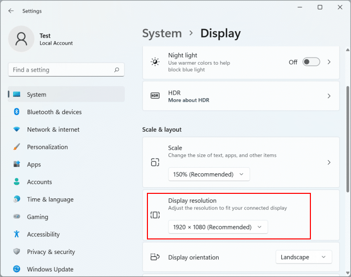 How to adjust screen resolution in Windows 11 and older