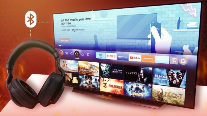 How to connect headphones to an Amazon Fire TV device