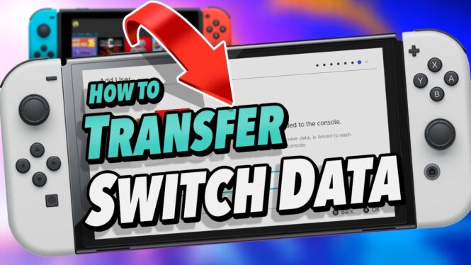 How to transfer data from Nintendo Switch to Switch OLED