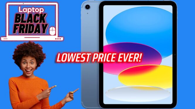 Hurry! This iPad just crashed back to its Black Friday price