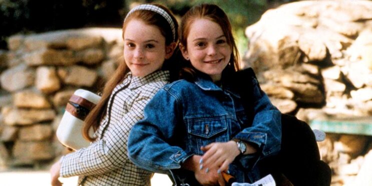 Lindsay Lohan Recreates Iconic Parent Trap Scene (With 1 Nostalgic Hallie/Annie Reference)