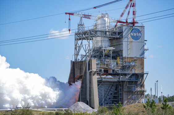 NASA Continues Artemis Moon Rocket Engine Test Series