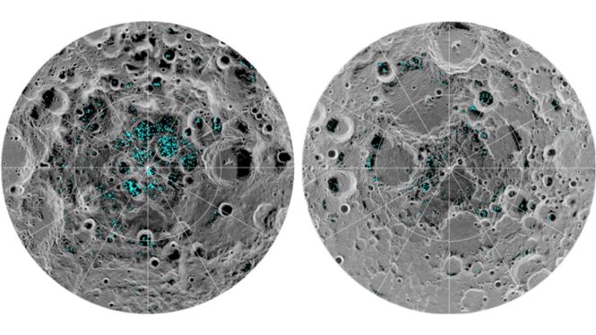 NASA Radar Finds Ice Deposits at Moon’s North Pole