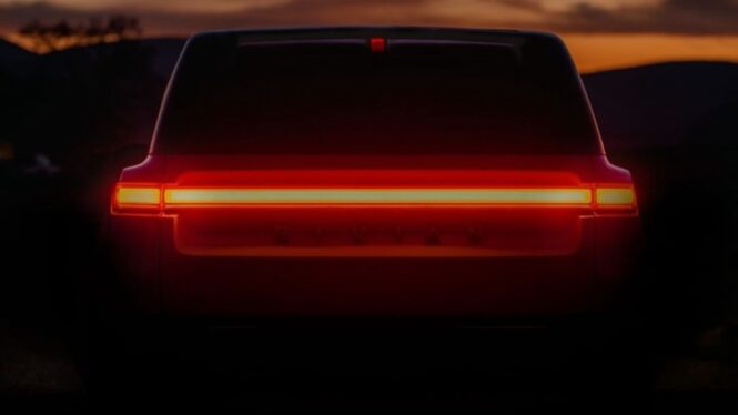 Rivian R2 teased again before reveal, key specs leak