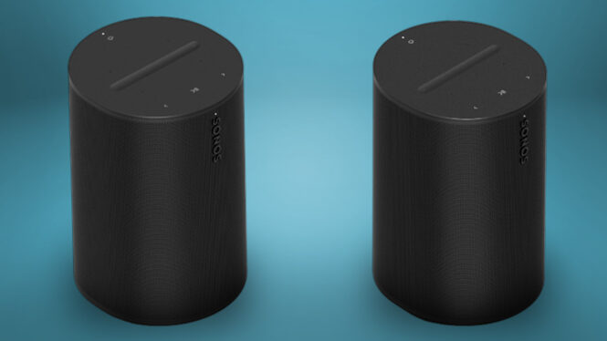 Save $90 when you buy two Sonos Era 100 wireless speakers