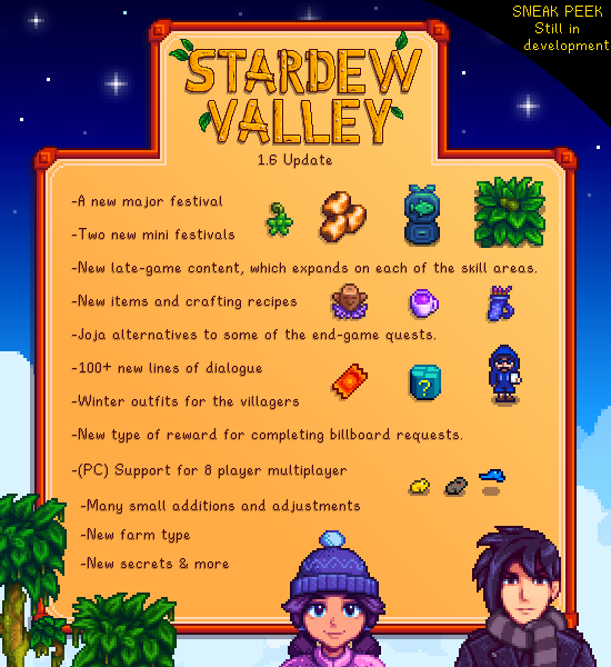 Stardew Valley 1.6 update: everything you need to know